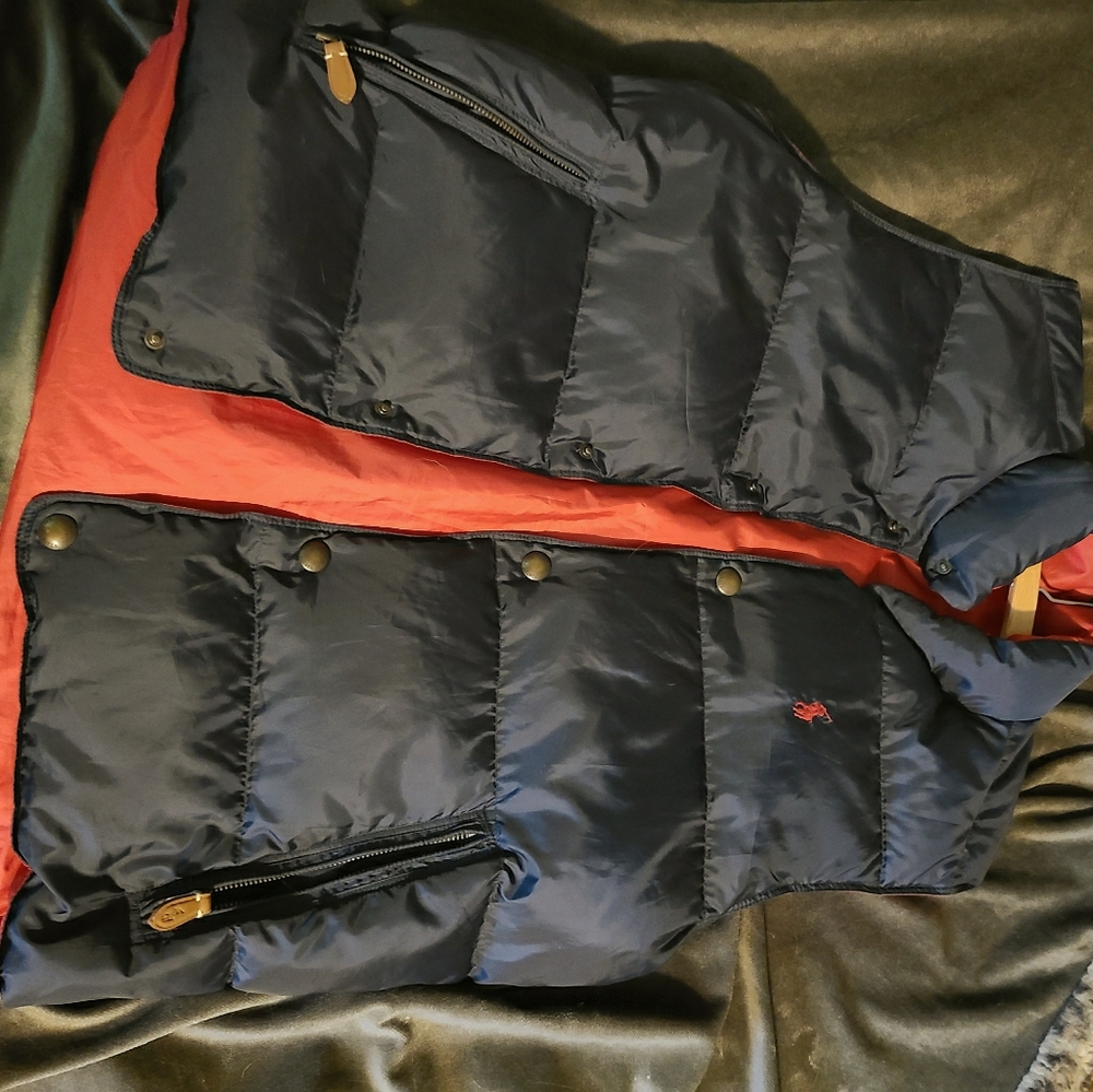 Polo Navy Puffer Vest